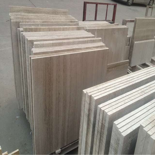 White Wood Grain Tile